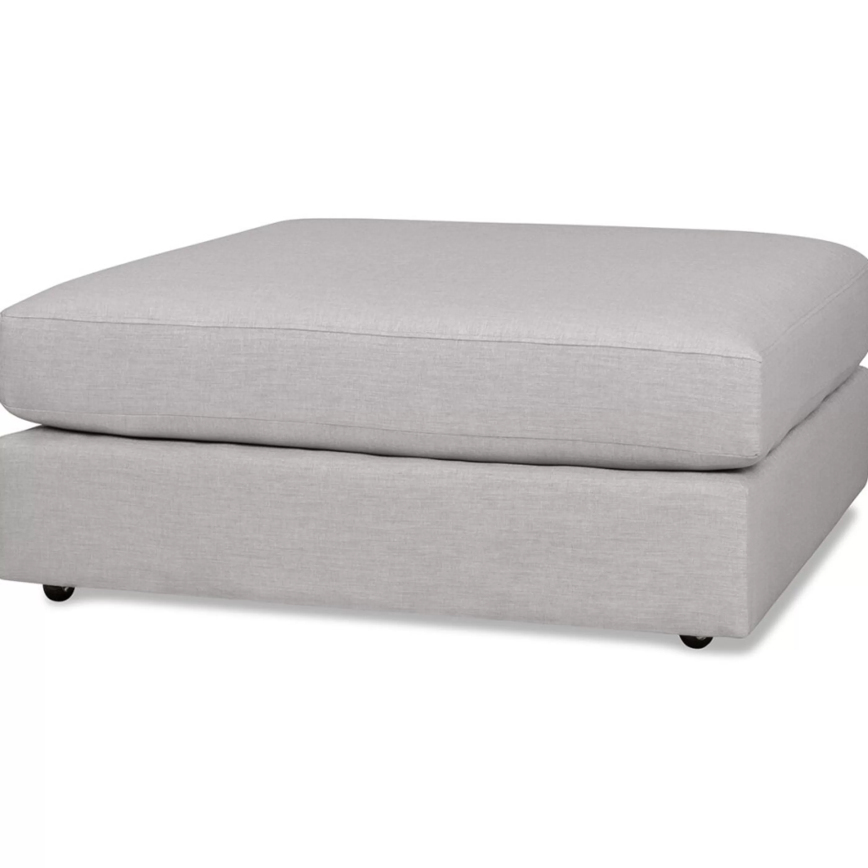 Urban Barn Ottomans*Berg Custom Ottoman 45X45" W/ Castors