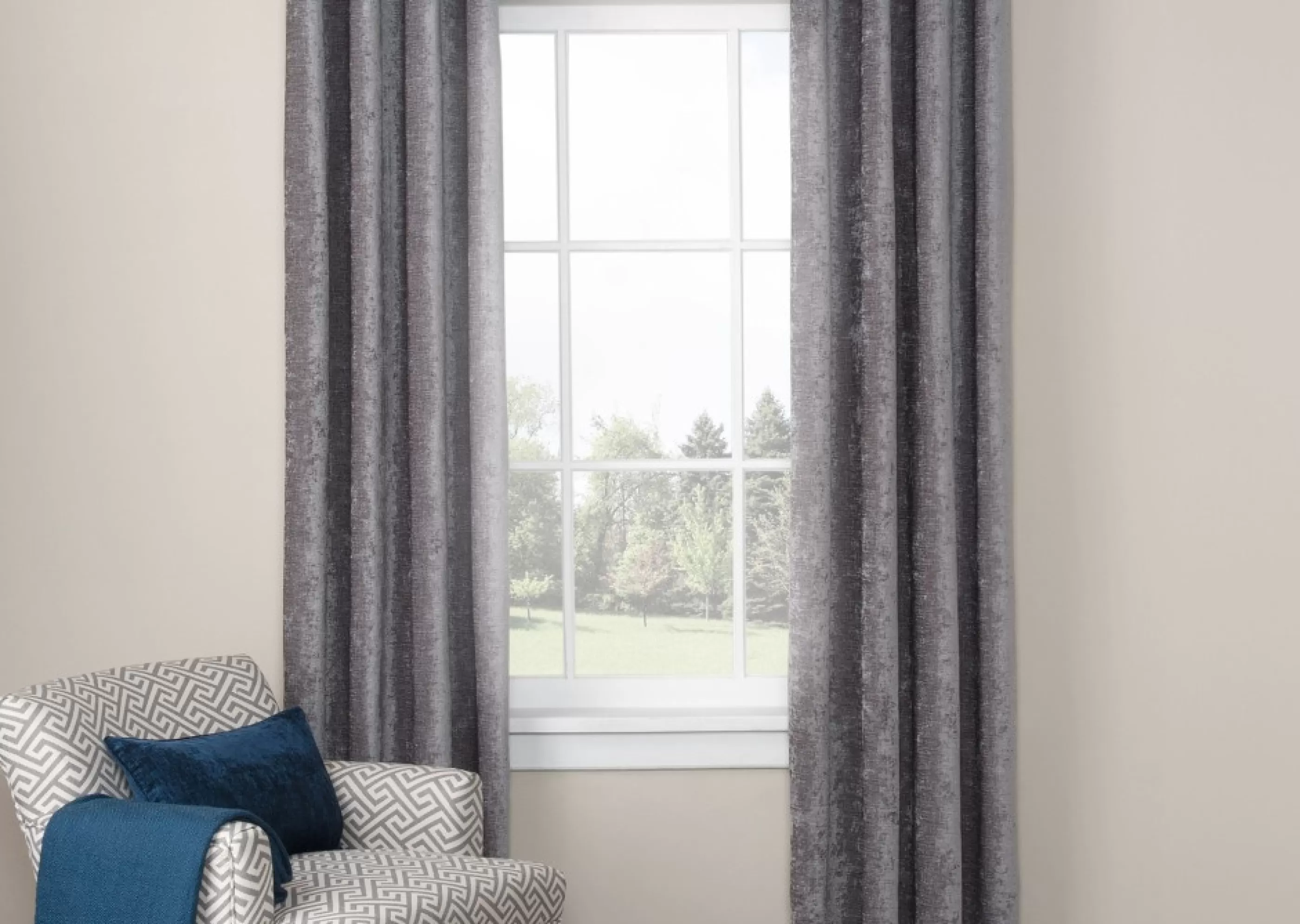 Urban Barn Drapery Panels*Clooney Panels - Pewter