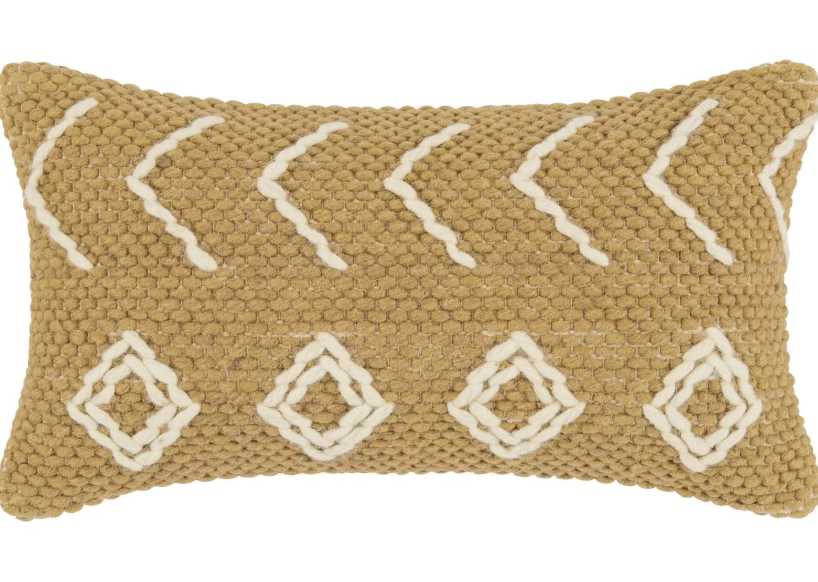 unavailable Pillows*Colcona Pillow 12X22 Tan/Ivory