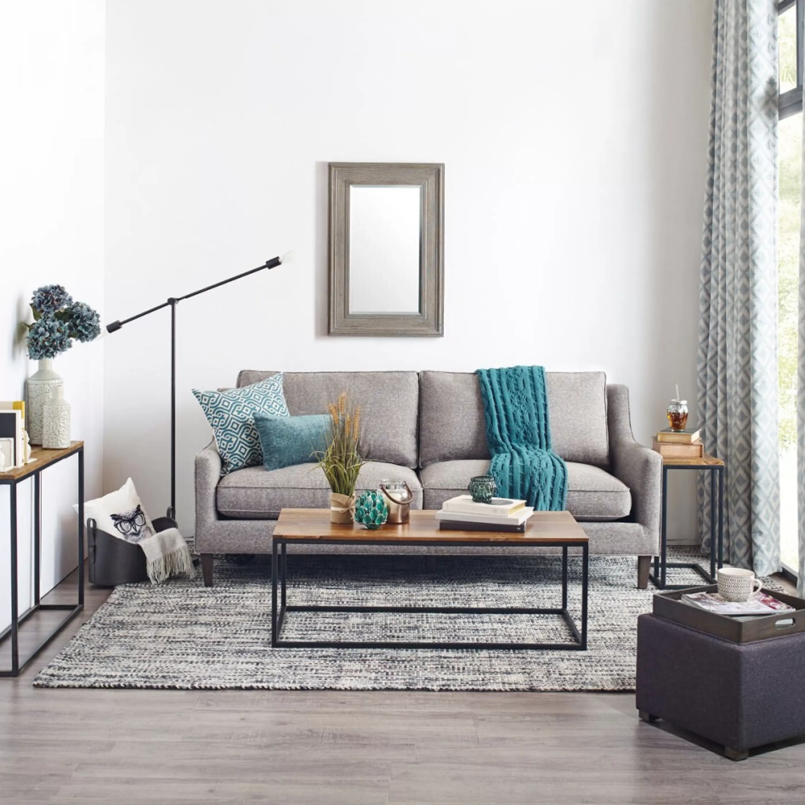 Urban Barn Living Room Collections*Crosby Narrow Console Table -Sheesham Copper