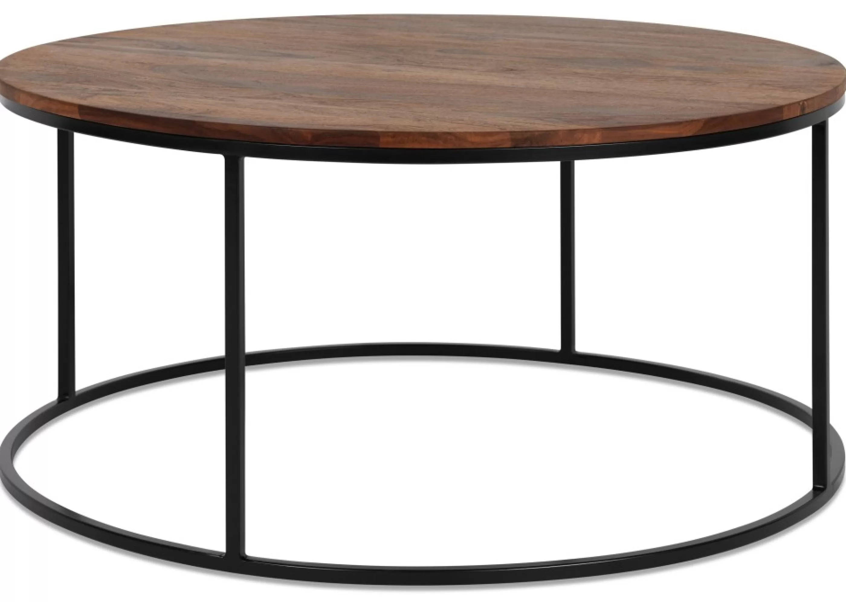 Urban Barn Living Room Collections*Crosby Round Coffee Table -Sheesham Copper