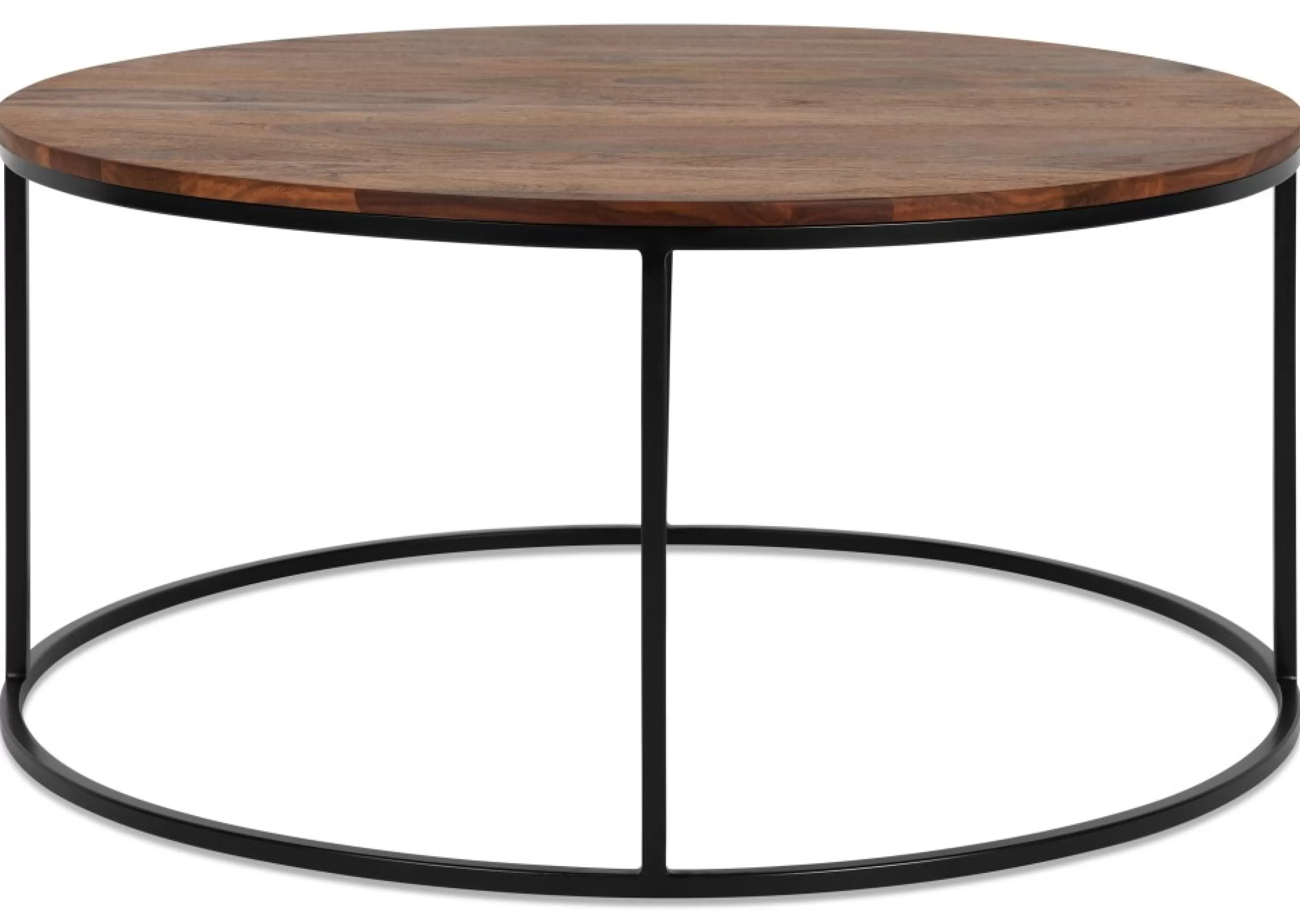 Urban Barn Living Room Collections*Crosby Round Coffee Table -Sheesham Copper