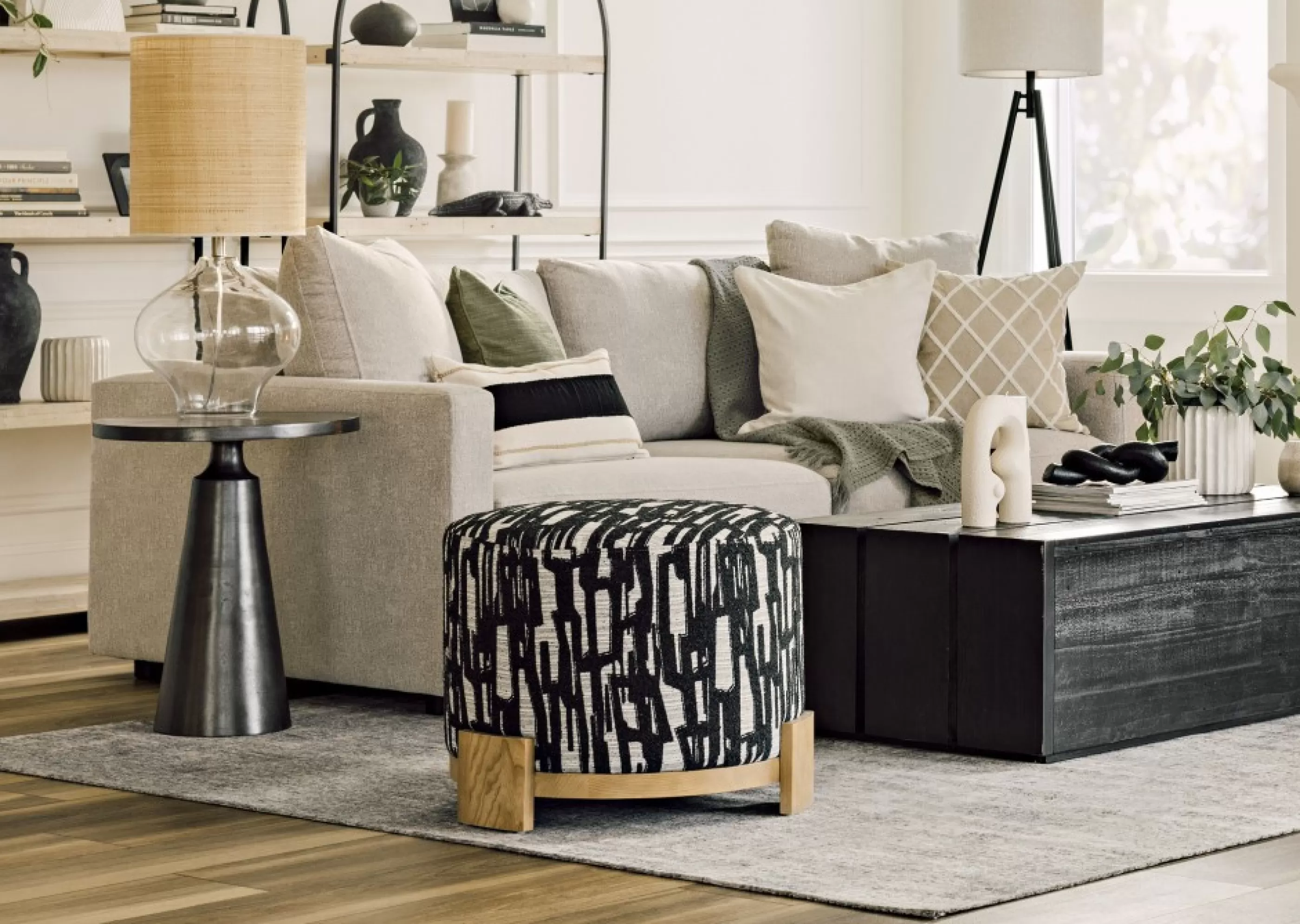 Urban Barn Living Room Collections*Gershwin Recycled Metal Side Table 20"
