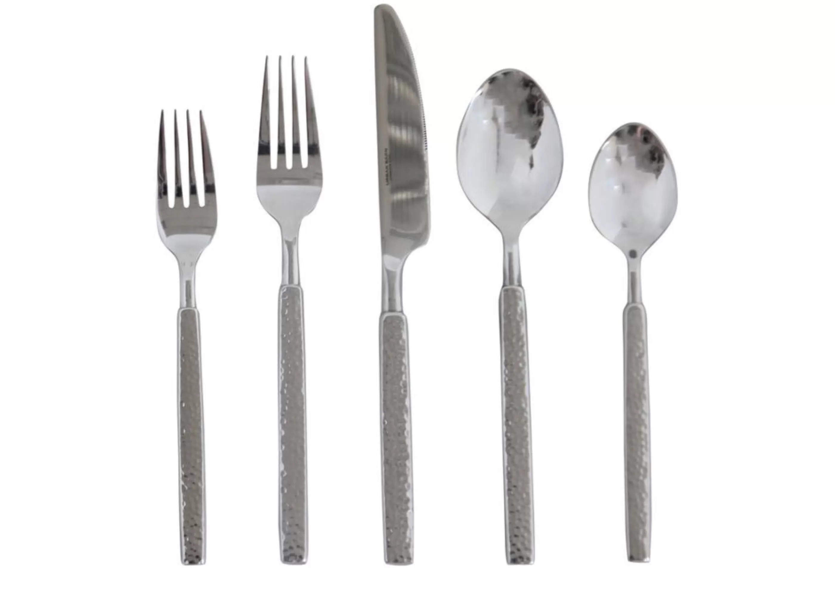 Urban Barn Dinnerware*Hammered 5-Piece Cutlery Set