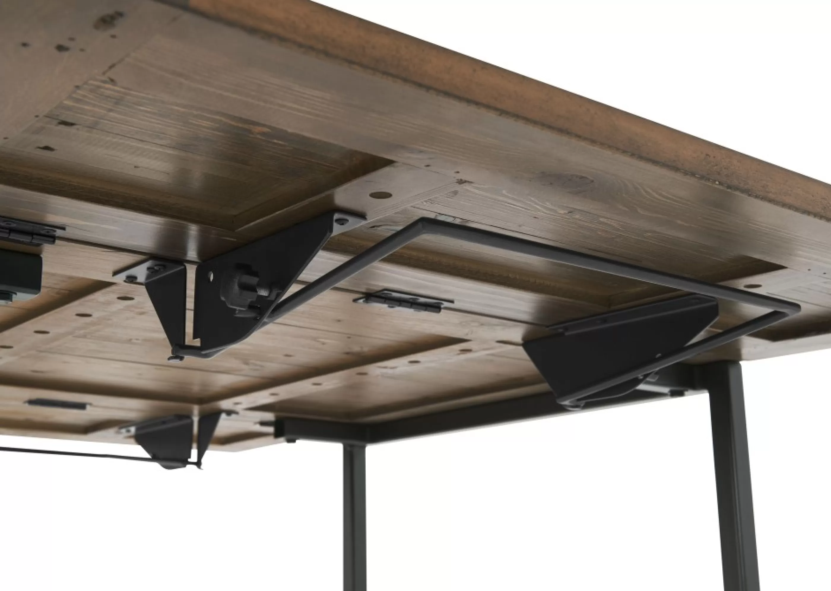 unavailable Tables*Ines Reclaimed Wood Drop Leaf Extension Dining Table -Tiden Bark