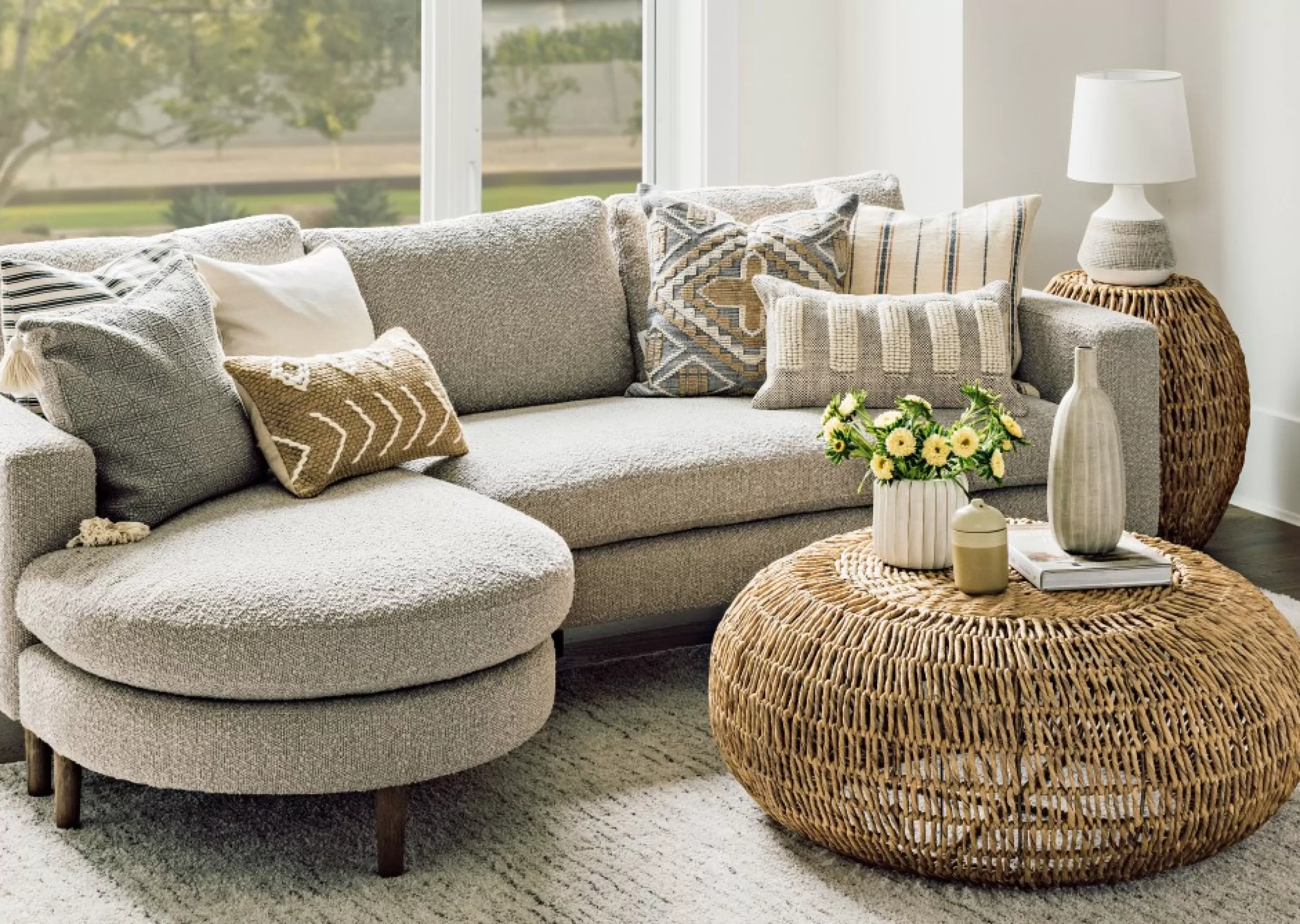unavailable Living Room Collections*Josaline Round Coffee Table -Natural