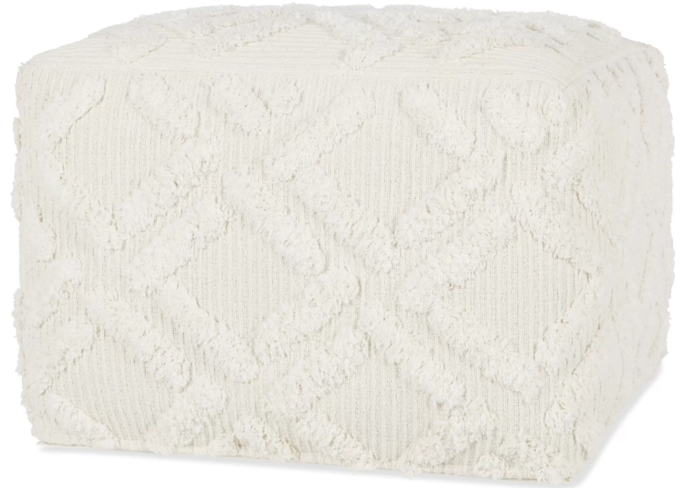 unavailable Poufs*Lambeth Cotton Pouf Ivory