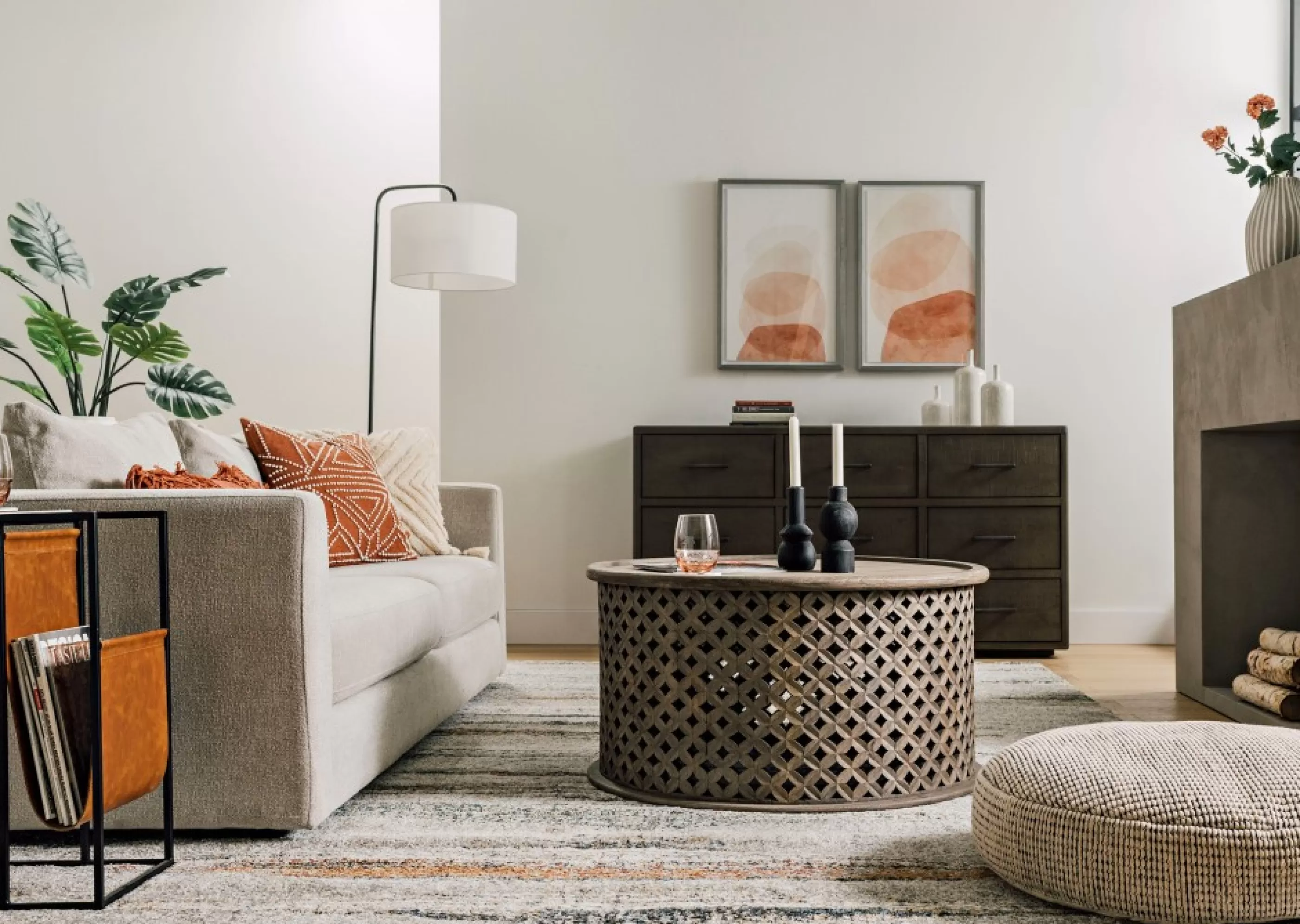unavailable Side Tables*Mylene Recycled Metal Tuck Table -Nala Black