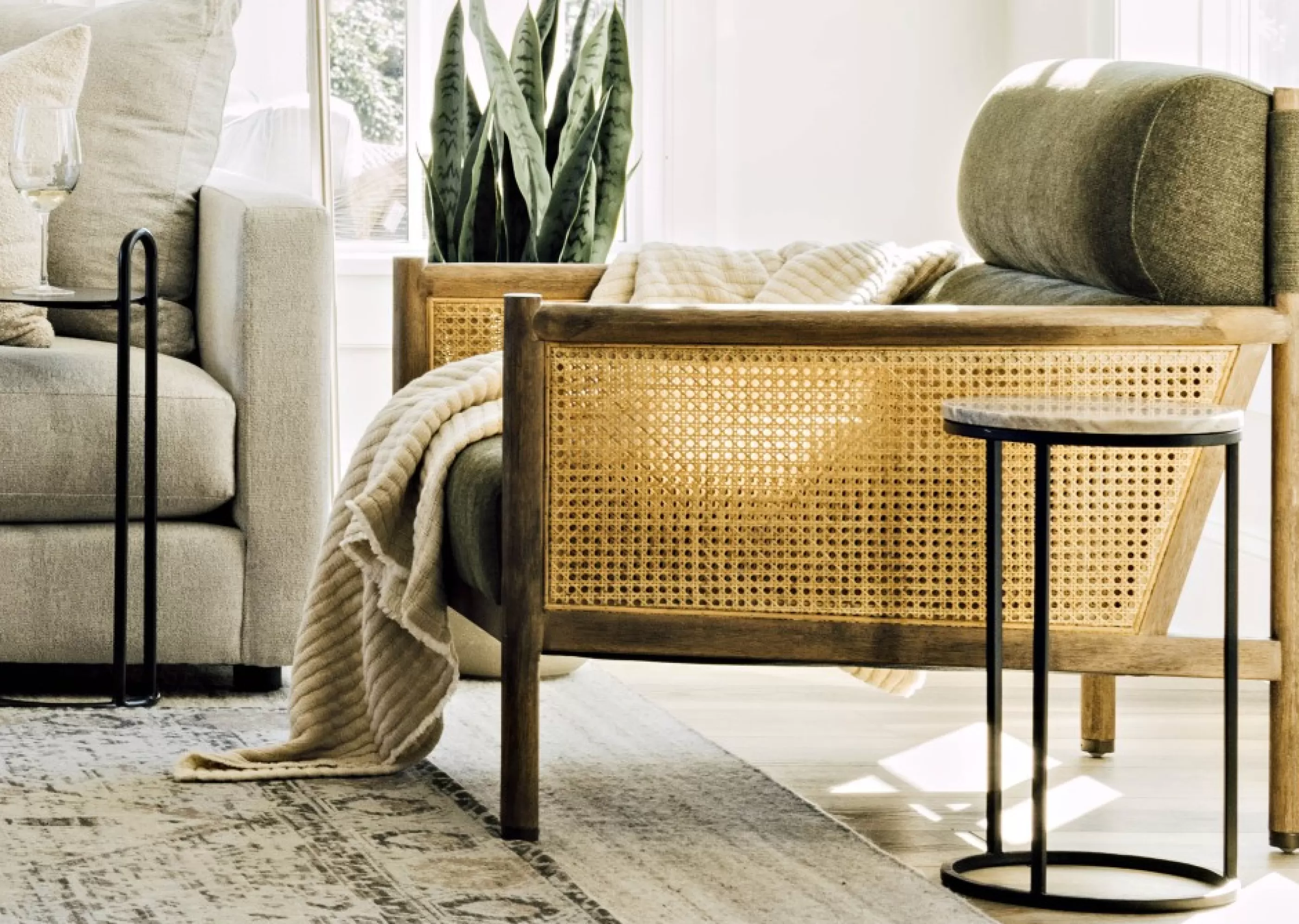 unavailable Side Tables*Olivier Recycled Metal Accent Table -Black