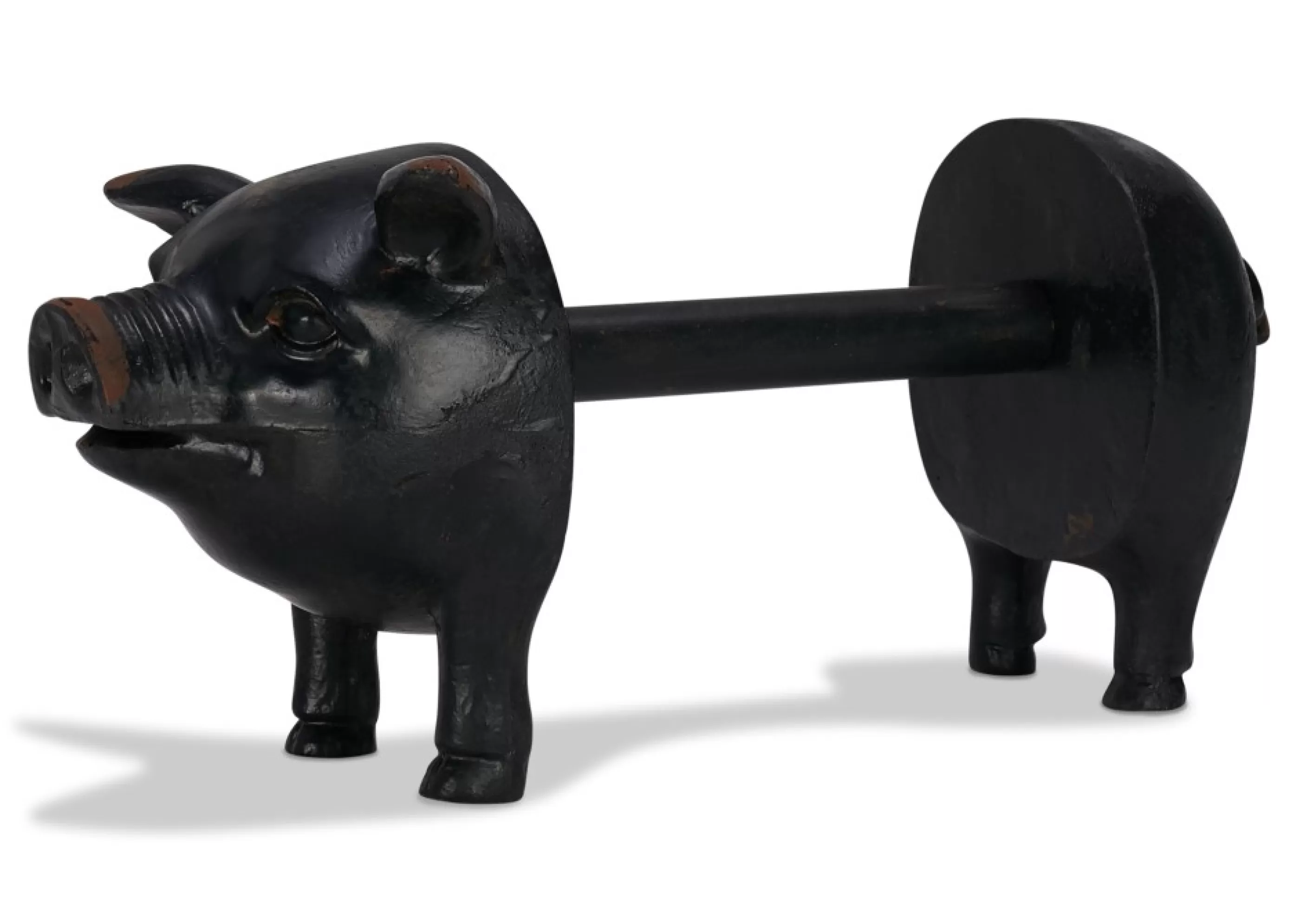 Urban Barn Kitchen Accents*Pig Paper Towel Holder Black