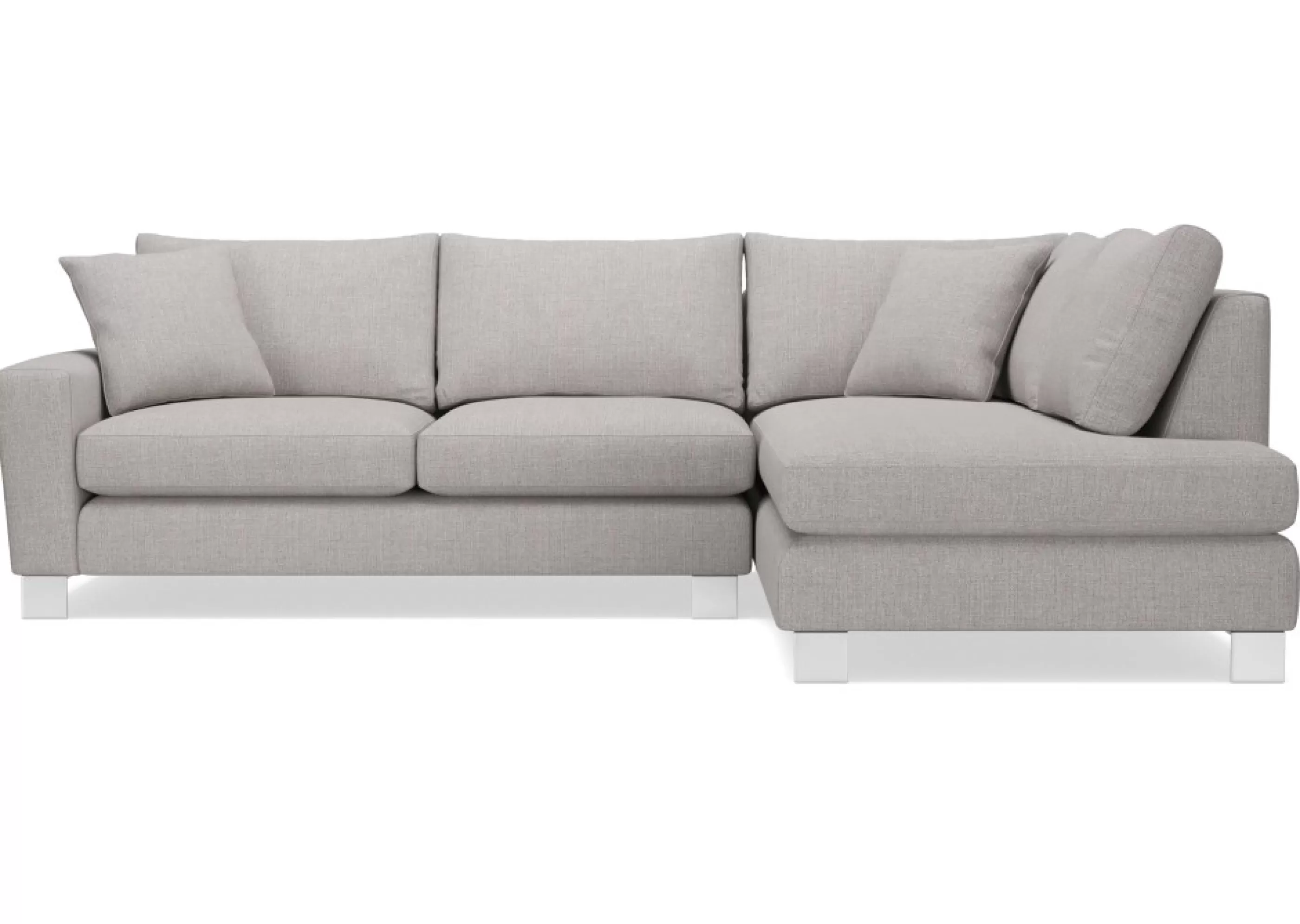 Urban Barn Sofas*Tribeca Custom Sectional With Chaise Return